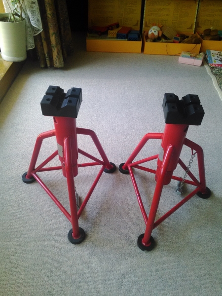 【中古】ジャッキスタンド　ウマ　3t用　2本セット_2
