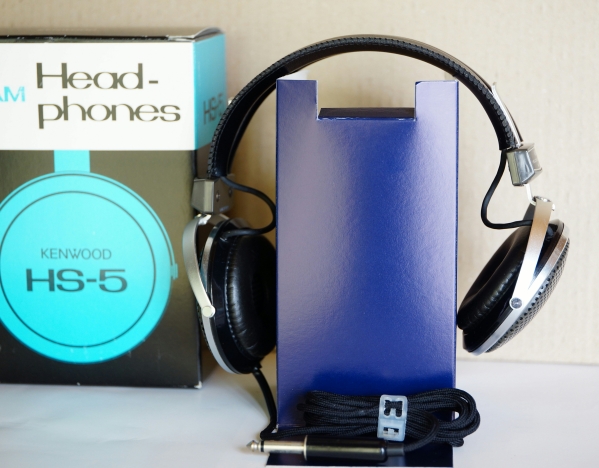 ★　KENWOOD 高級型通信機用ヘッドホーン HS-5 中古　★
