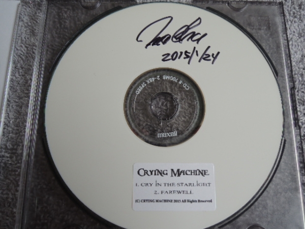 会場限定販売2曲入CD-R◆CRYING MACHINE◆ジャパメタMETAL_2