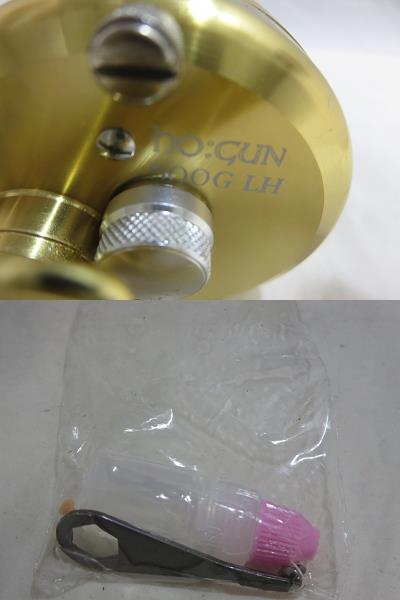 TZLAC ho:GUN GOLD 9EYES 500 ベイトリール 中古22福58(ベイトリール