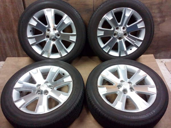 ●○デリカD5純正アルミ 225/55R18 ヨコハマ夏2012年 流用等○●