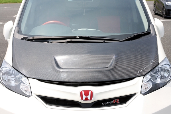 TM工房　フリード用　カーボンボンネット　TYPE1