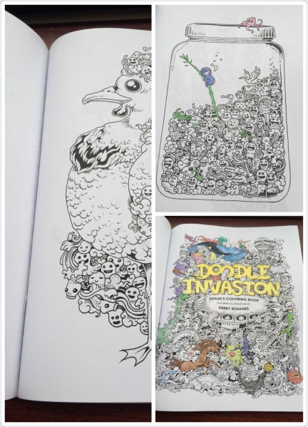 Doodle Invasion原版 英語 可愛い大人塗り絵 海外輸入品 紙芝居 ぬりえ 売買されたオークション情報 Yahooの商品情報をアーカイブ公開 オークファン Aucfan Com