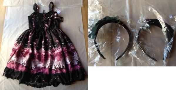 Axes Femme スイートハロウィンワンピース 黒 カチューシャ ワンピース 売買されたオークション情報 Yahooの商品情報をアーカイブ公開 オークファン Aucfan Com