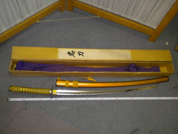 489/ 模擬刀 全長115ｃｍ　名刀 箱入り