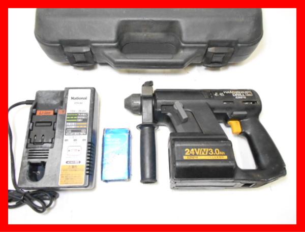 R177■ナショナル 充電式 ハンマードリル 20mm EZ6812 24V