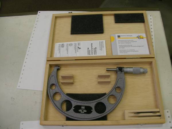 TESA アナログ式外側マイクロメーター　125～150MM