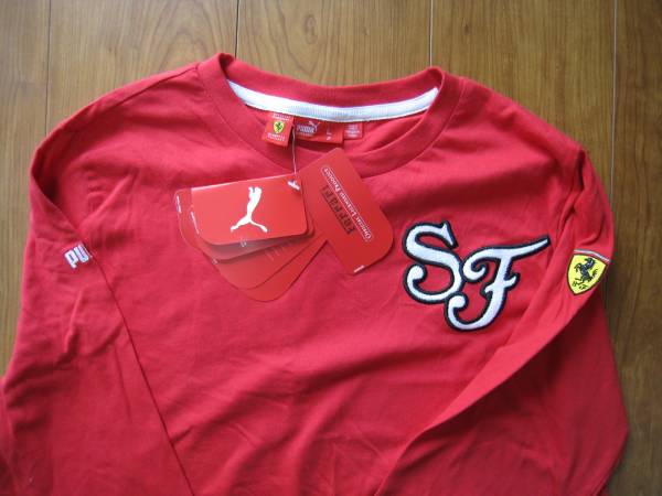 **フェラーリ プーマ 長袖Tシャツ Ferrari公認 正規品 L 新品**