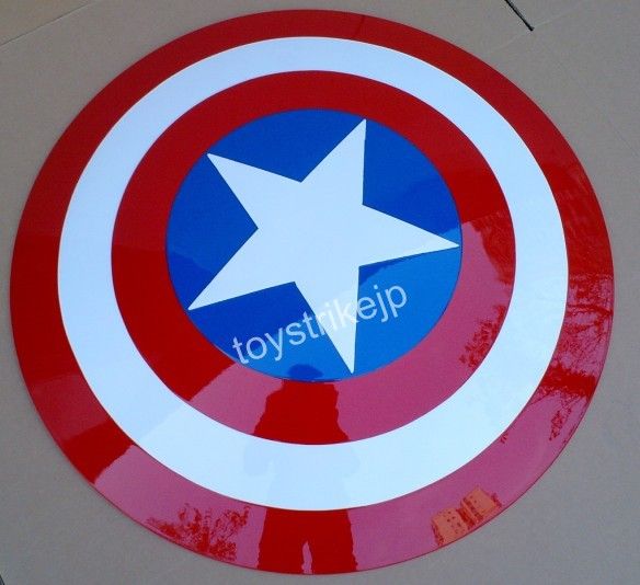 新 1：1 キャプテン アメリカ 盾 シールド 塗装完成品 普通VER.