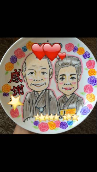 世界で一つだけの食器 オーダーメイド！ 結婚式 記念日に 似顔絵_2