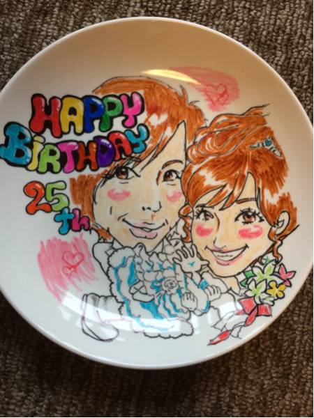 世界で一つだけの食器 オーダーメイド！ 結婚式 記念日に 似顔絵_3