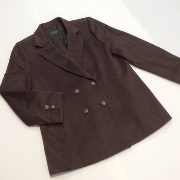 X.10★Leilian/レリアン コート カシミヤ100 レディース 15号