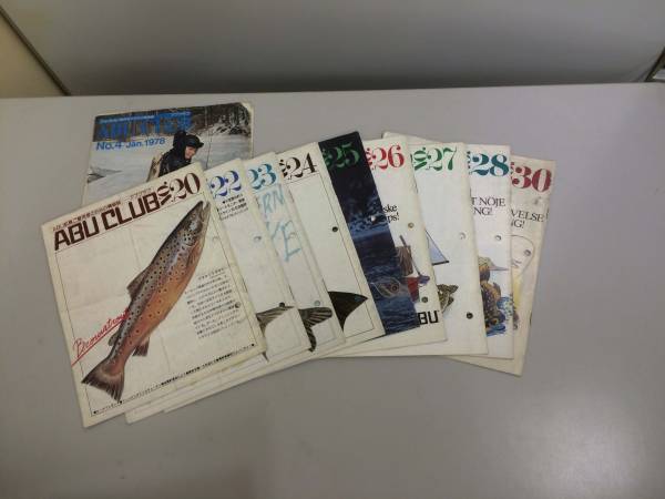 ABU CLUB アブクラブ 36 37 38 39 40 5冊セット ABU CLUB 10冊 ABU CLUB アブクラブ 36 37 38 39 40 5冊セット ABU