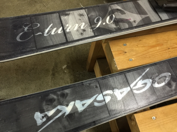 オガサカスキー OGASAKA E-turn 9.0 ファットスキー 173cm