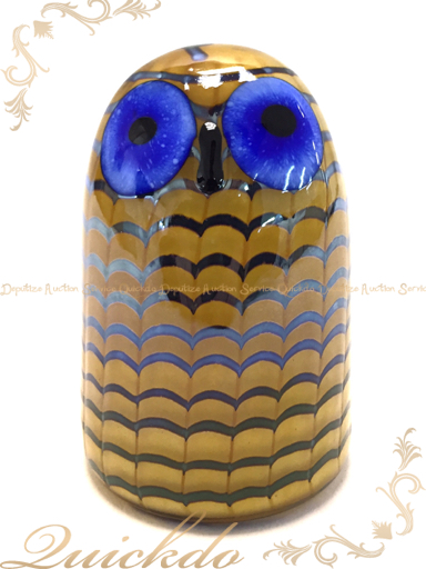 美品 イッタラ バーンアウル フクロウ 置物 オイバトイッカ