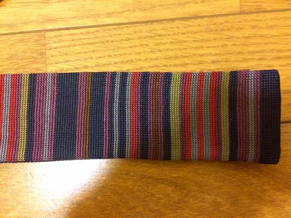 ポール・スミス　シルクニットタイ　イタリア製　スリム