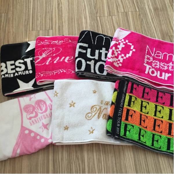 安室奈美恵 ツアータオル 7枚