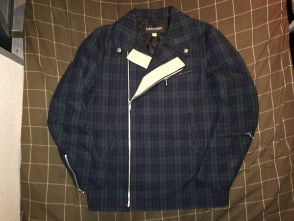 美品 日本製BAMBINOバンビーノ 綿 ダブル ライダースL 666ROLL