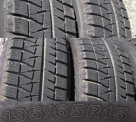 5穴 マルチ 即決195⁄65R15 スタッドレス付き タイヤ山有り 195⁄65R15 