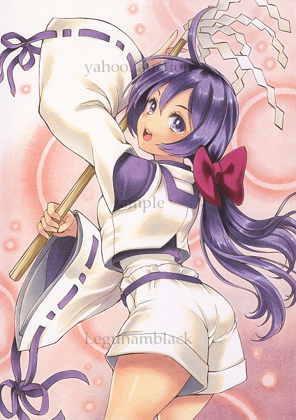 【手描きイラスト 116】オリジナル原画色紙 同人「希望の光 蒼い剣士」 □同人手描きイラスト/一条あかり/月華の剣士/A4□(手描きイラスト