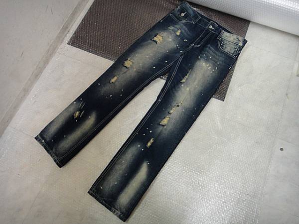 DOLCE&GABBANA ドルガバ ダメージジーンズ 青 サイズ52(11717)