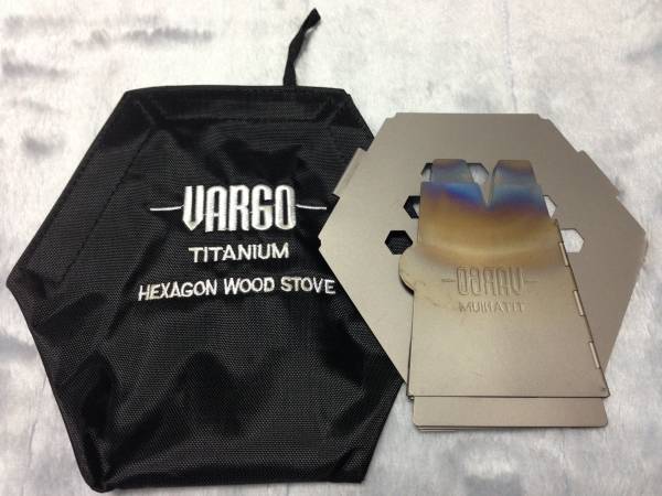 【送料込】Vargo バーゴ ヘキサゴンウッドストーブ チタニウム