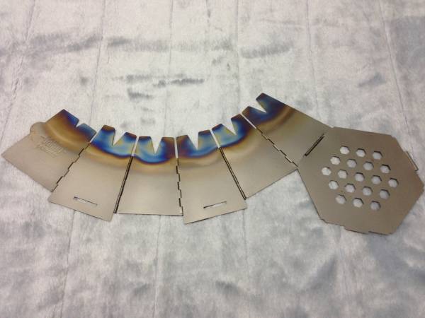 【送料込】Vargo バーゴ ヘキサゴンウッドストーブ チタニウム