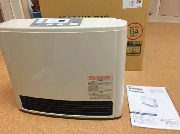 【新品同様】リンナイ ガスファンヒーター☆保証29年1月まで☆