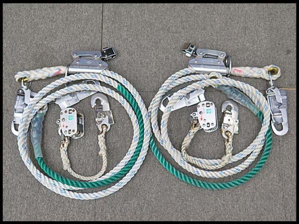 フジ電工どう綱 ♪2富士電工 ツヨロン 胴綱/柱上作業用安全帯/約2.9m 2点セット(安全帯