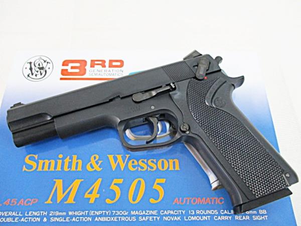 美しい価格 038-076△タナカ/S&W M4505 3rd ガスブローバック/難有