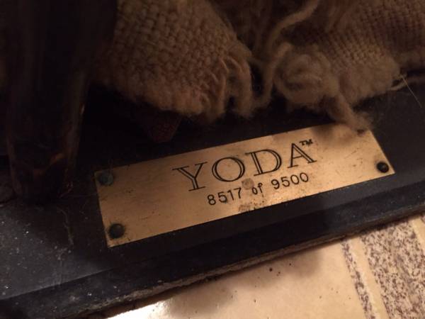 STAR WARS【YODA】1/1等身大9500体限定スターウォーズ【ヨーダ