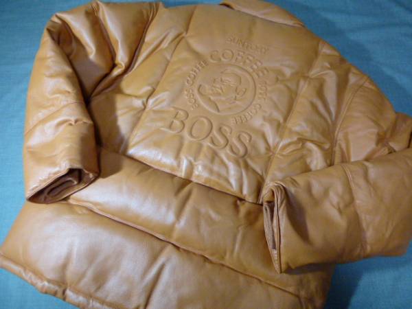 サントリーＢＯＳＳ本革製レザーダウンジャケット（ボスジャン
