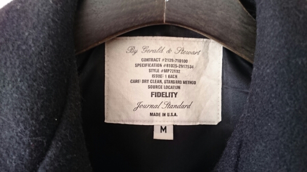 フィデリティ Pコート Mサイズ