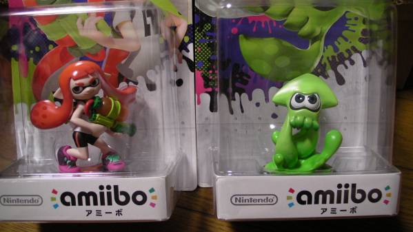 新品　amiibo イカ 、 ガールセット(スプラトゥーンシリーズ)