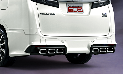 ●1511-653 30系 ヴェルファイア TRD リアバンパースポイラー 黒