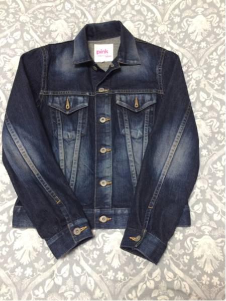 ジュンヤワタナベマンピンク加工ジージャン