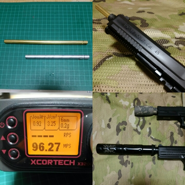 ☆マルイSOCOMソーコムMk23☆初速アップ☆ロングバレル仕様☆(ガスガン