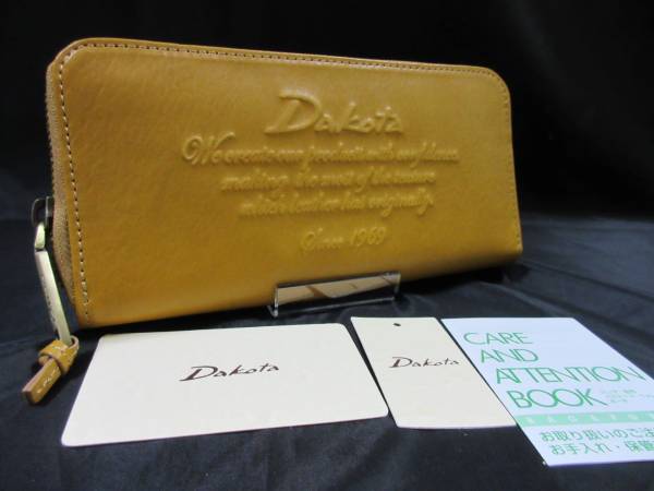 ダコタ ラウンドジップ 長財布 アイコン定価約1.6万 未使用