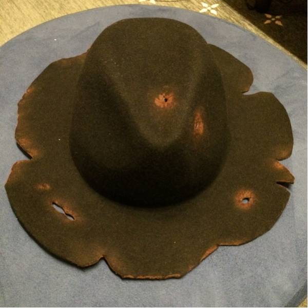 フェルトハット ダメージ加工 ライトフェルト 59～60