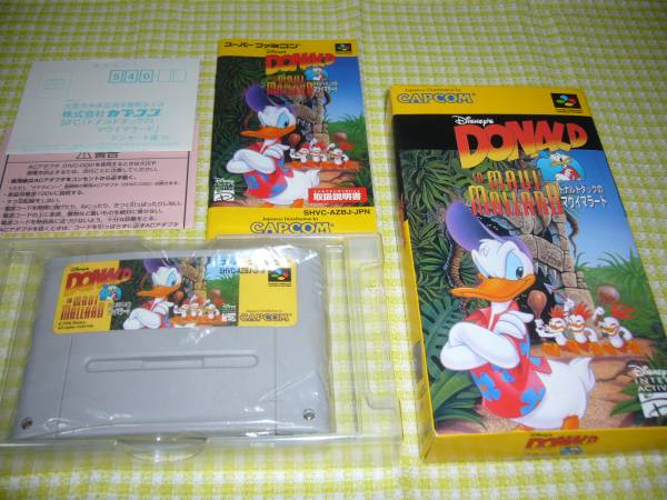 ■即決■　SFC　ドナルドダックのマウイマラード　箱説付き