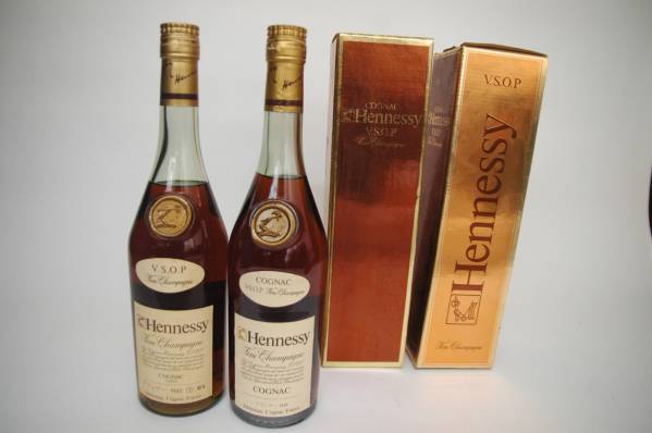 ■古酒■１円～ ヘネシー２本組 Hennessy VSOP 未開封 送料格安