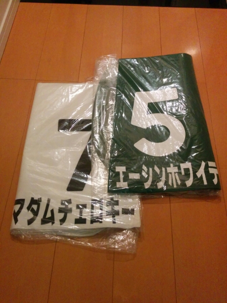 実使用白、緑２枚