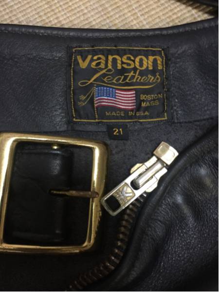 超美品】VANSON バンソン レザー チャップス サイズ21 カドヤ(ボトムス 