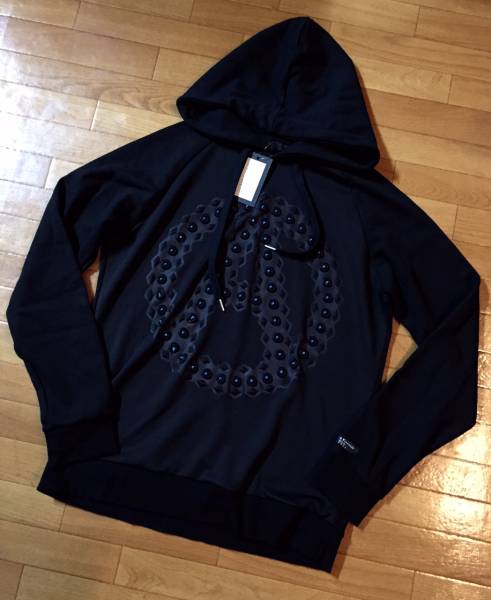 新品★ 99%IS 15AW スタッズ A スウェット パーカー ★