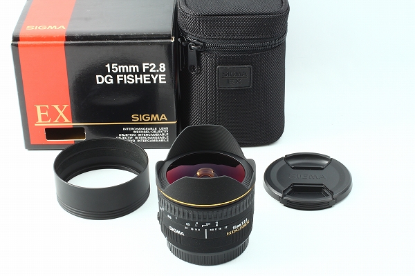 極上品 SIGMA シグマ AF 15mm F2.8 キヤノン EX DG 元箱 @910
