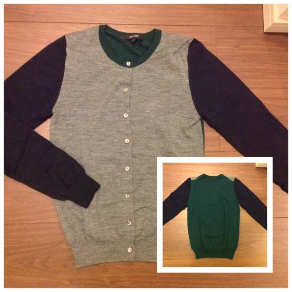 新品同様MACPHEEマカフィーマルチカラーカーディガン美品！