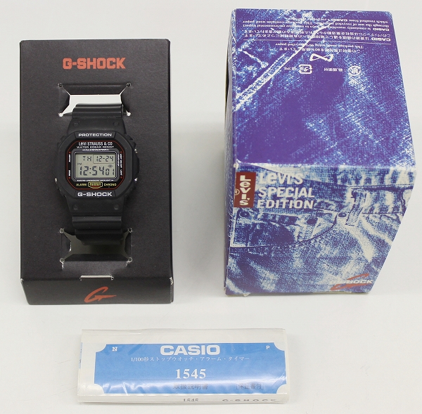 G-SHOCK×LEVI’S DW-5600VT 1000本限定 ジーショック