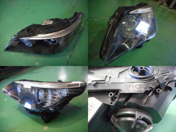 BMW 5シリーズ E60 後期 純正 左 ヘッドライト HID 中古品＊ 5シリーズ BMW
