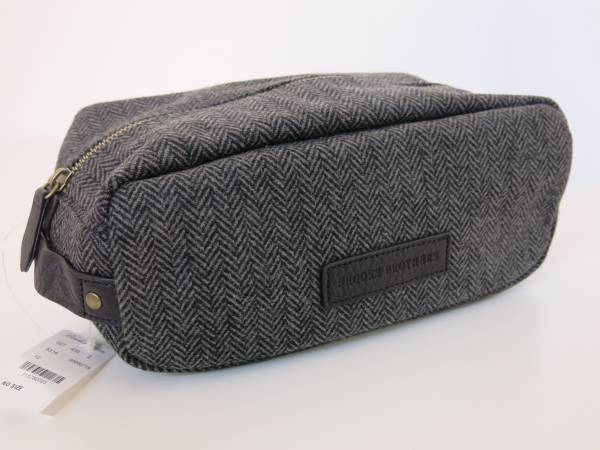 ブルックスブラザーズ 新作 ツイードセカンドバッグ グレー 激安