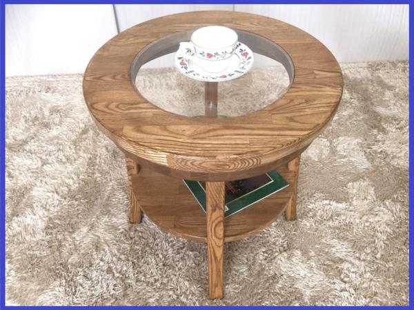 ■新品/カフェ/テーブル/ウォールナット色/メーカー直販